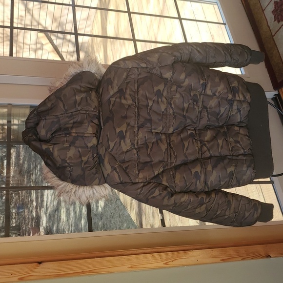 Snobbish Collection Camo Heavy Lined Sz. M Jacket w Hood & Pockets - Picture 8 of 14